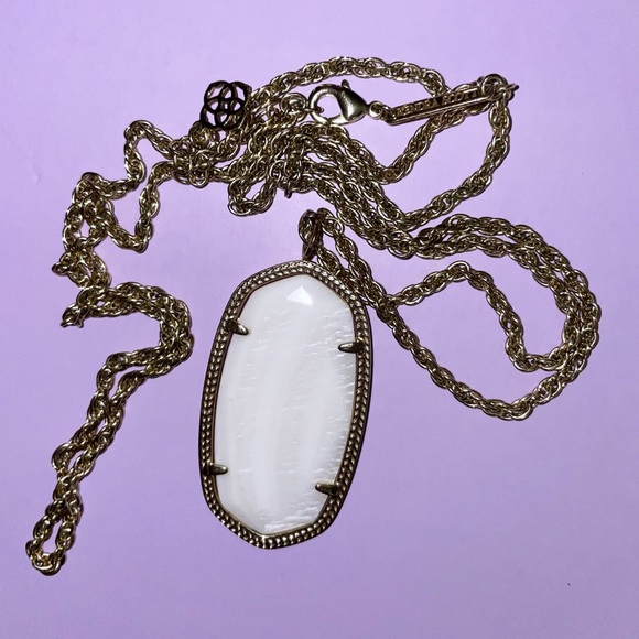 COPY - Ivory Mother of Pearl Rae Necklace - Picture 2 of 3